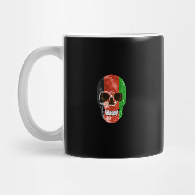 Afghanistan Flag Skull - Gift for Afghanistani With Roots From Afghanistan by Country Flags